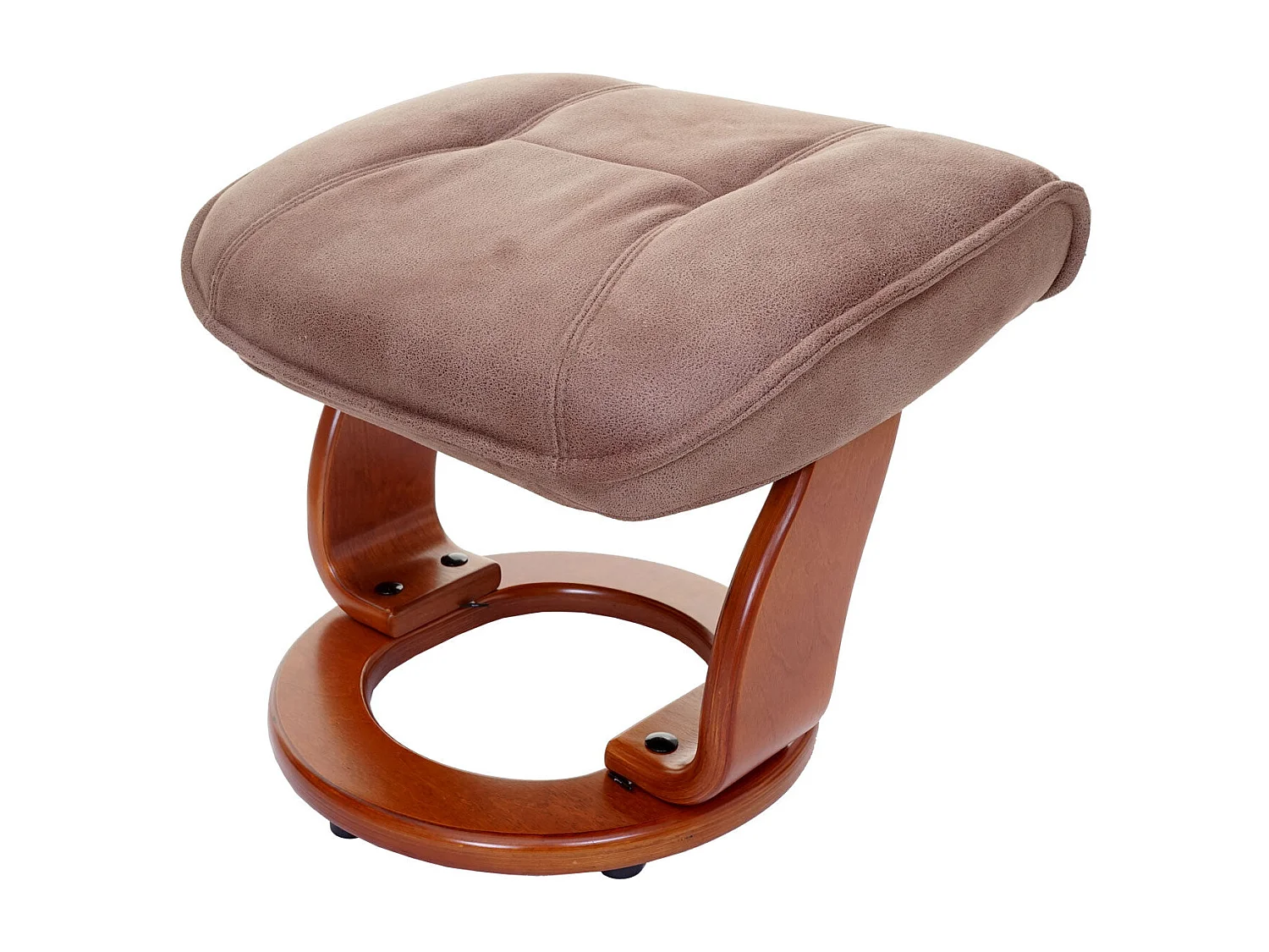 Fauteuil de relaxation TV tissu marron 86 x 82 x 105 cm 04_0003677