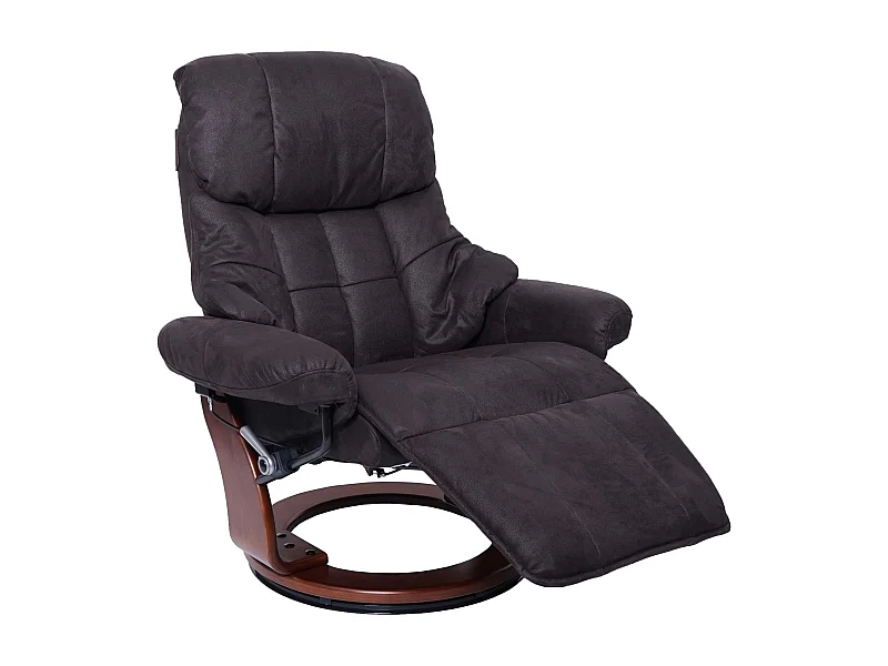 Fauteuil de relaxation avec tissu marron 90 x 82 x 105 cm 04_0003686