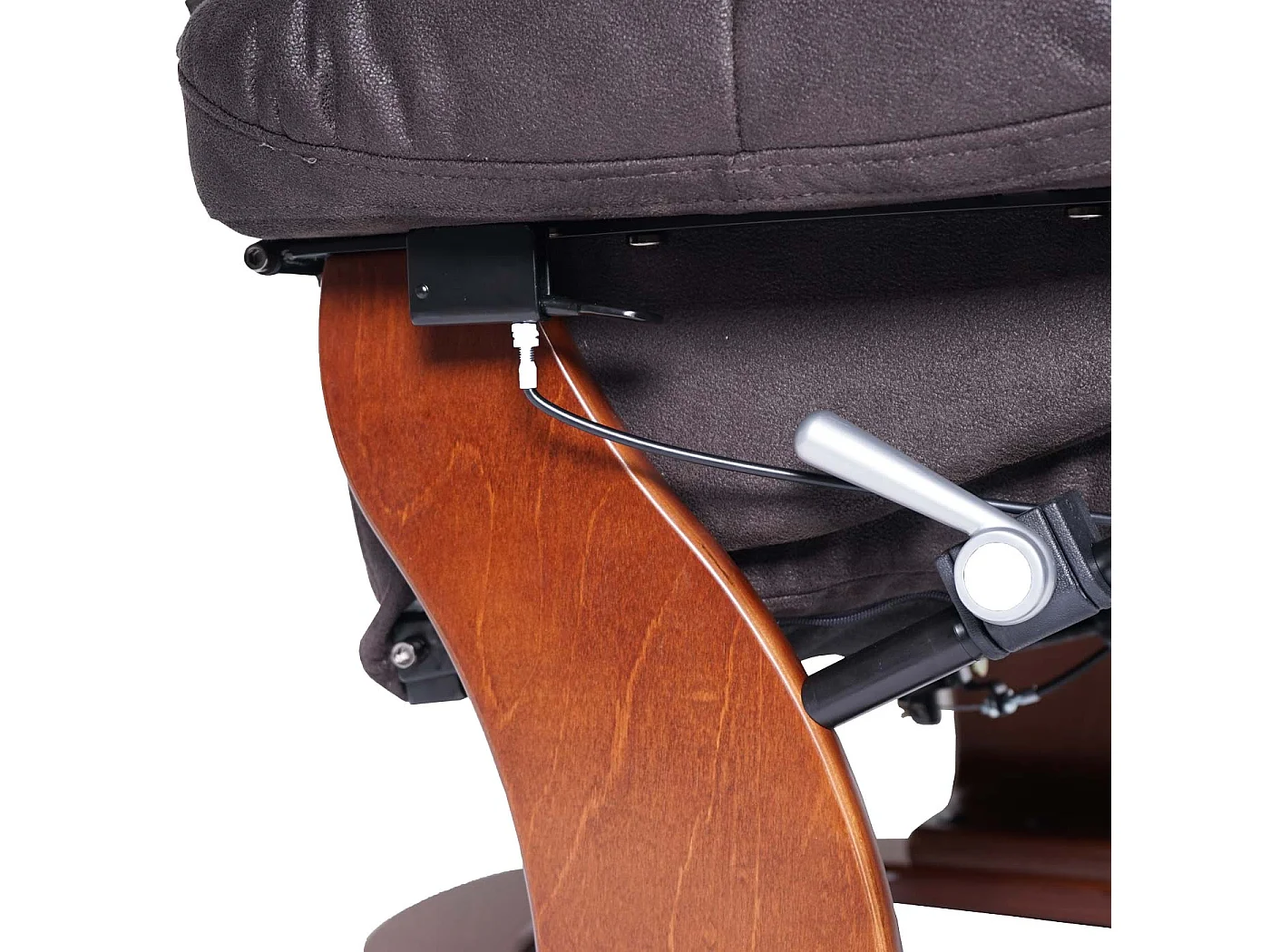 Fauteuil de relaxation avec tissu marron 90 x 82 x 105 cm 04_0003686