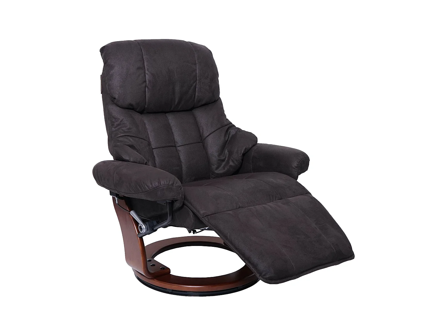 Fauteuil de relaxation avec tissu marron 90 x 82 x 105 cm 04_0003686