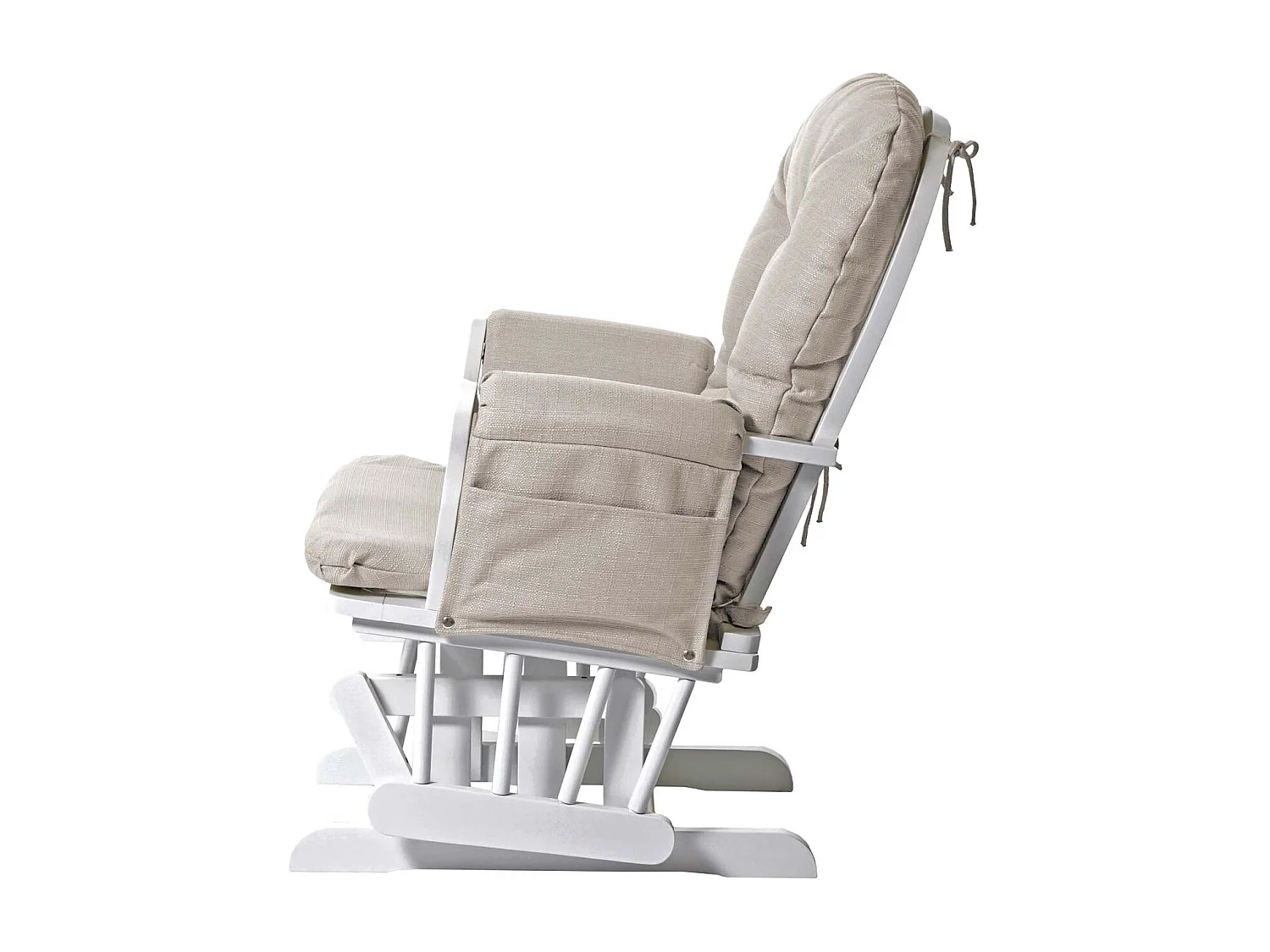 Fauteuil de relaxation fonction bois blanche 57 x 44 x 91 cm 04_0006270