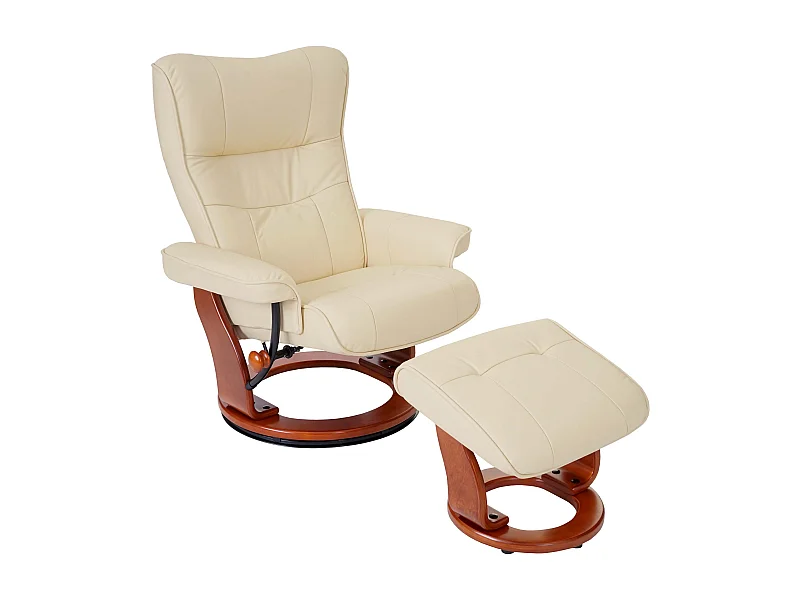 Fauteuil relax fauteuil TV cuir marron 67 x 50 x 90 cm 04_0007832
