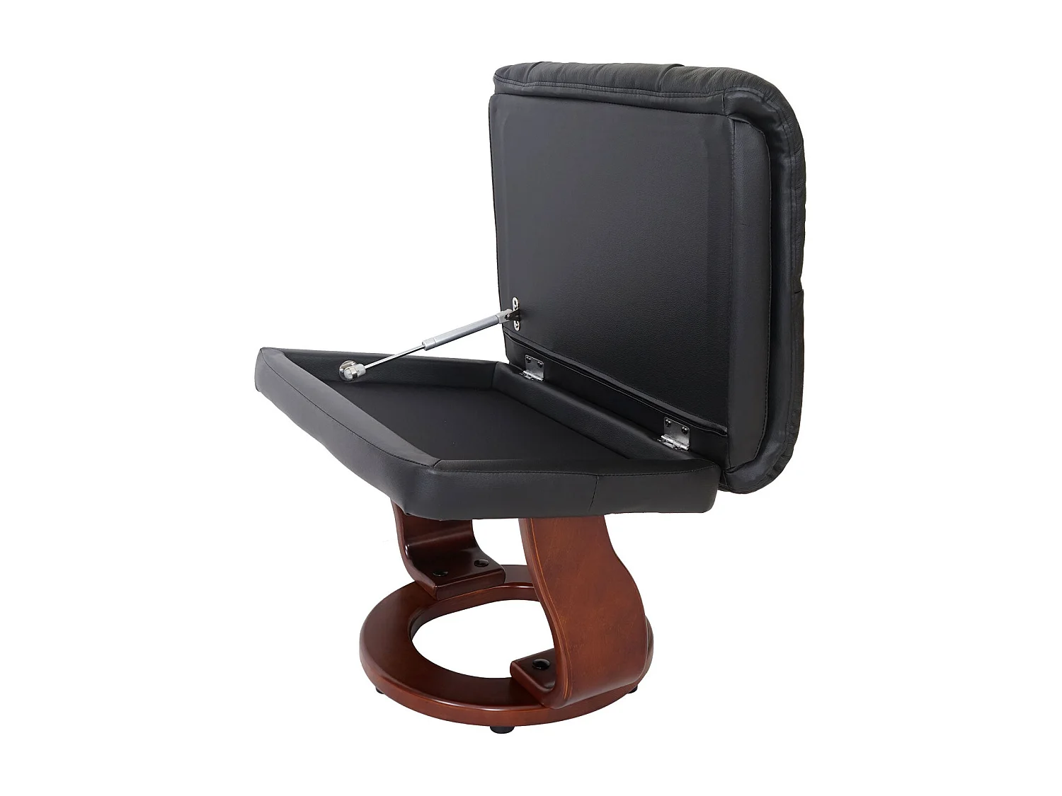 Fauteuil de relaxation avec cuir marron 78 x 56 x 94 cm 04_0007818