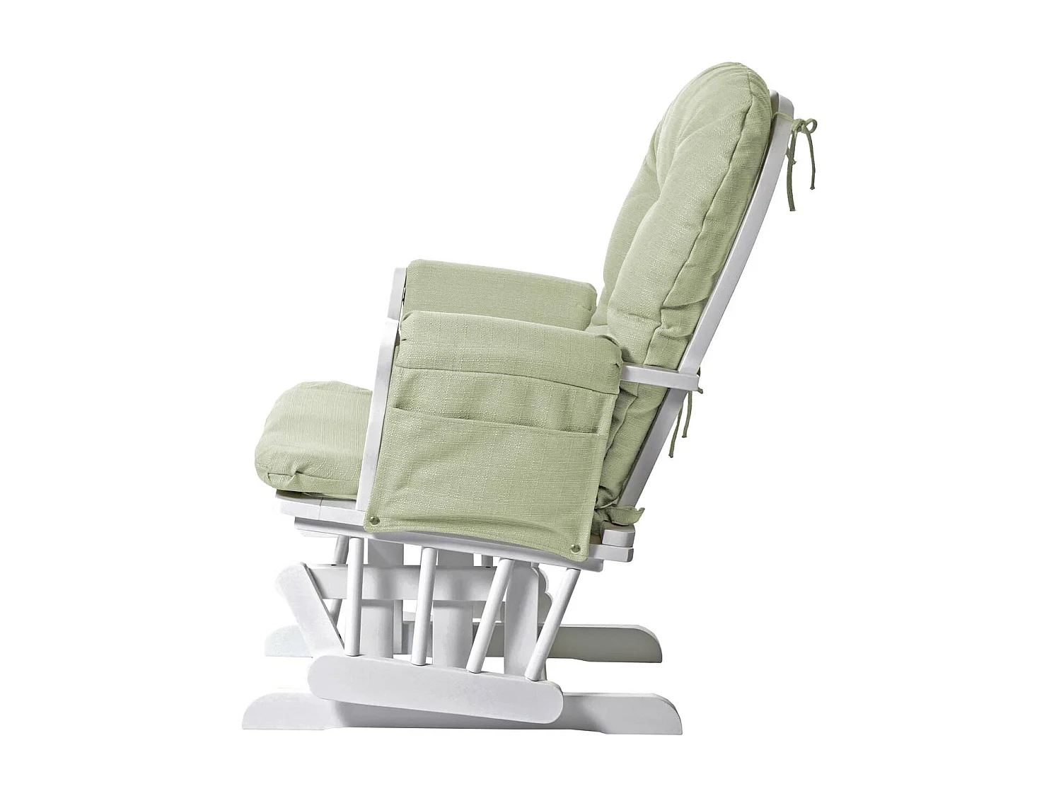 Fauteuil de relaxation fauteuil bois blanche 57 x 44 x 91 cm 04_0006826