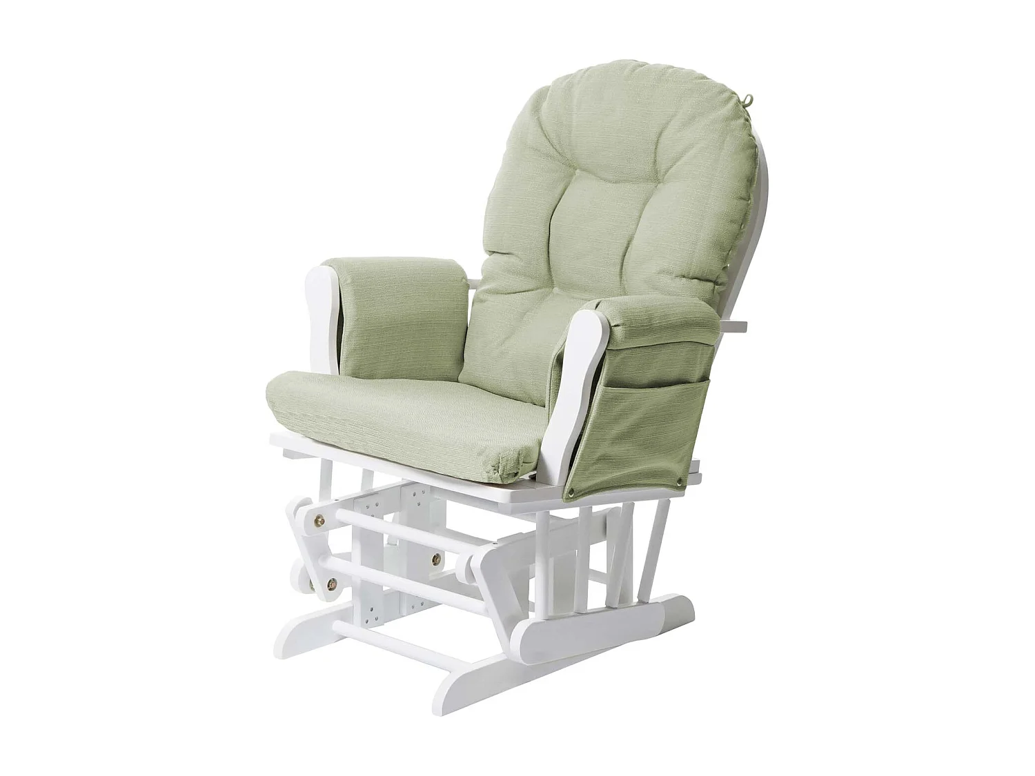 Fauteuil de relaxation fauteuil bois blanche 57 x 44 x 91 cm 04_0006826