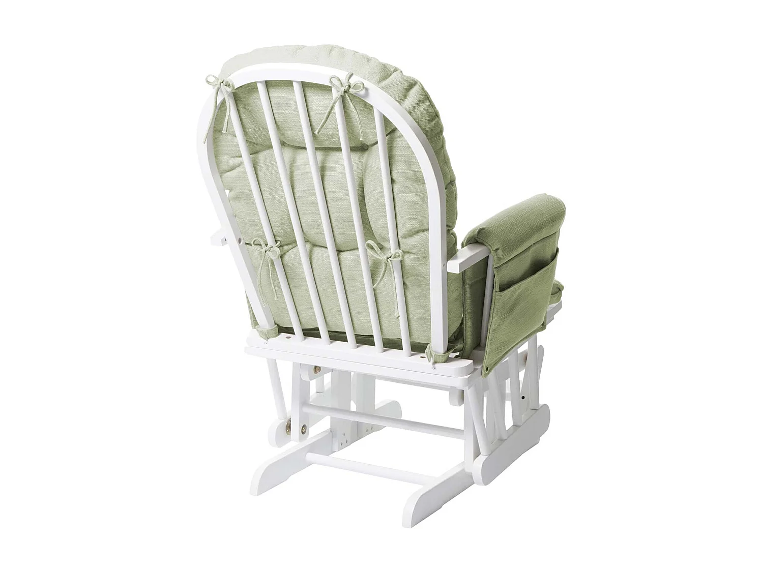 Fauteuil de relaxation fauteuil bois blanche 57 x 44 x 91 cm 04_0006826
