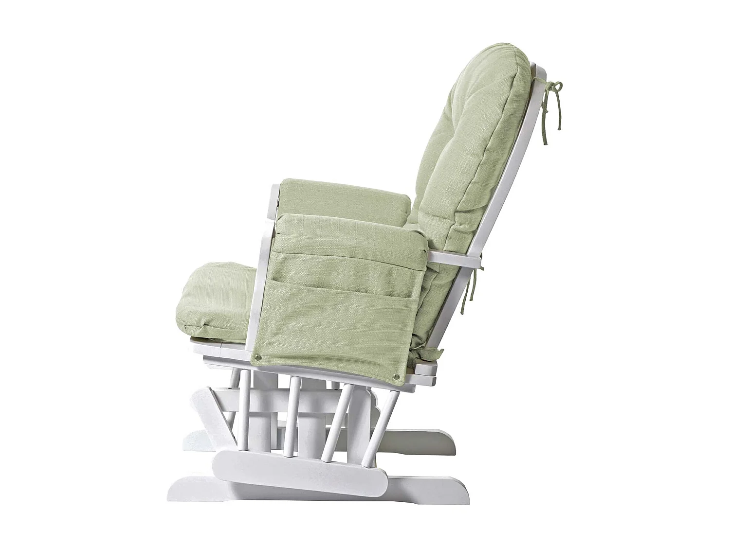 Fauteuil de relaxation fauteuil bois blanche 57 x 44 x 91 cm 04_0006826