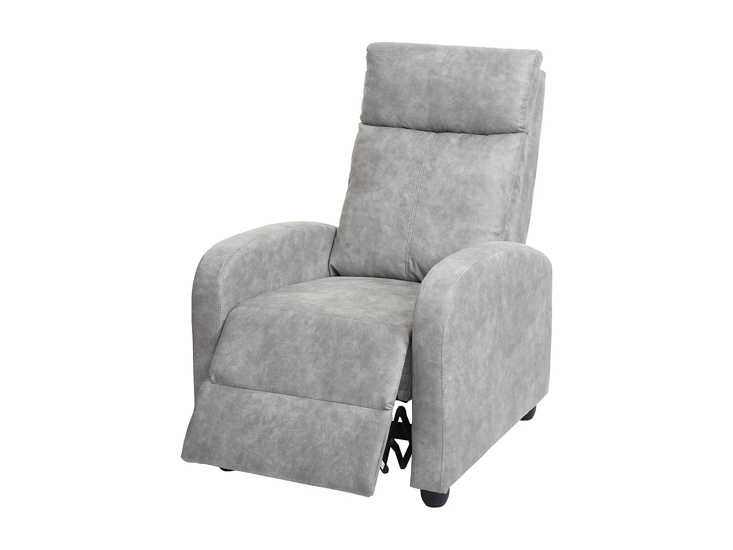 Fauteuil TV de relaxation tissu grise 69 x 54 x 77 cm 04_0006879
