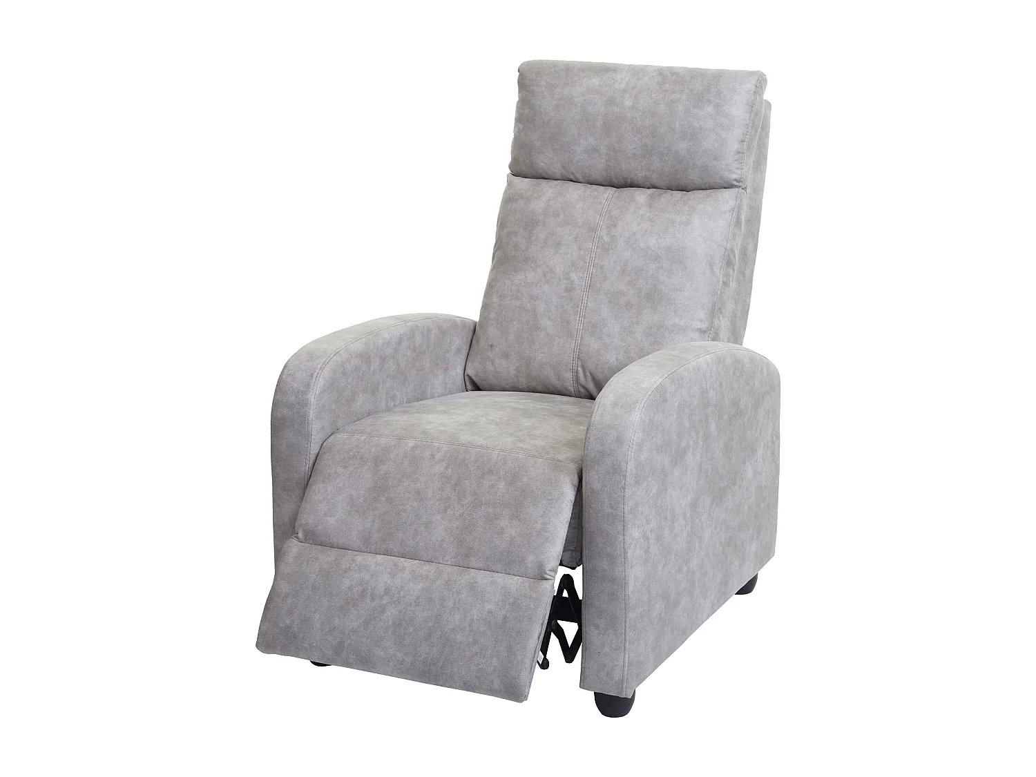 Fauteuil TV de relaxation tissu grise 69 x 54 x 77 cm 04_0006879