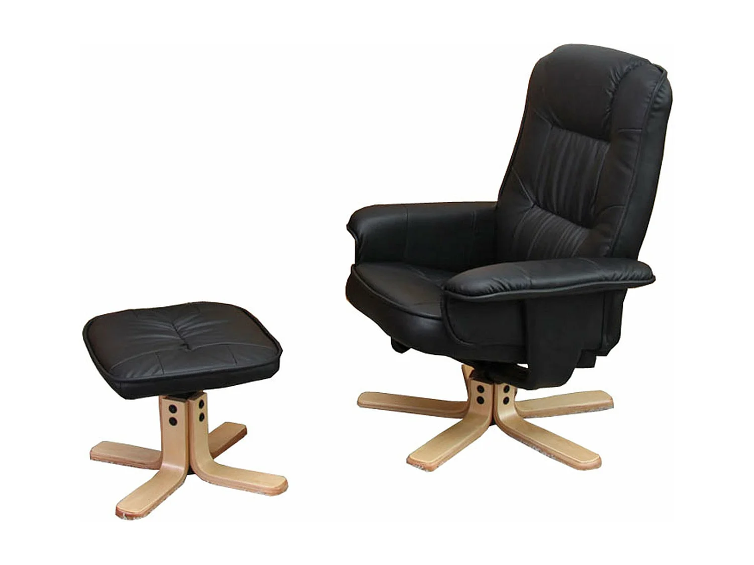 Fauteuil de relaxation TV bois marron 65 x 37 x 80 cm 04_0006837