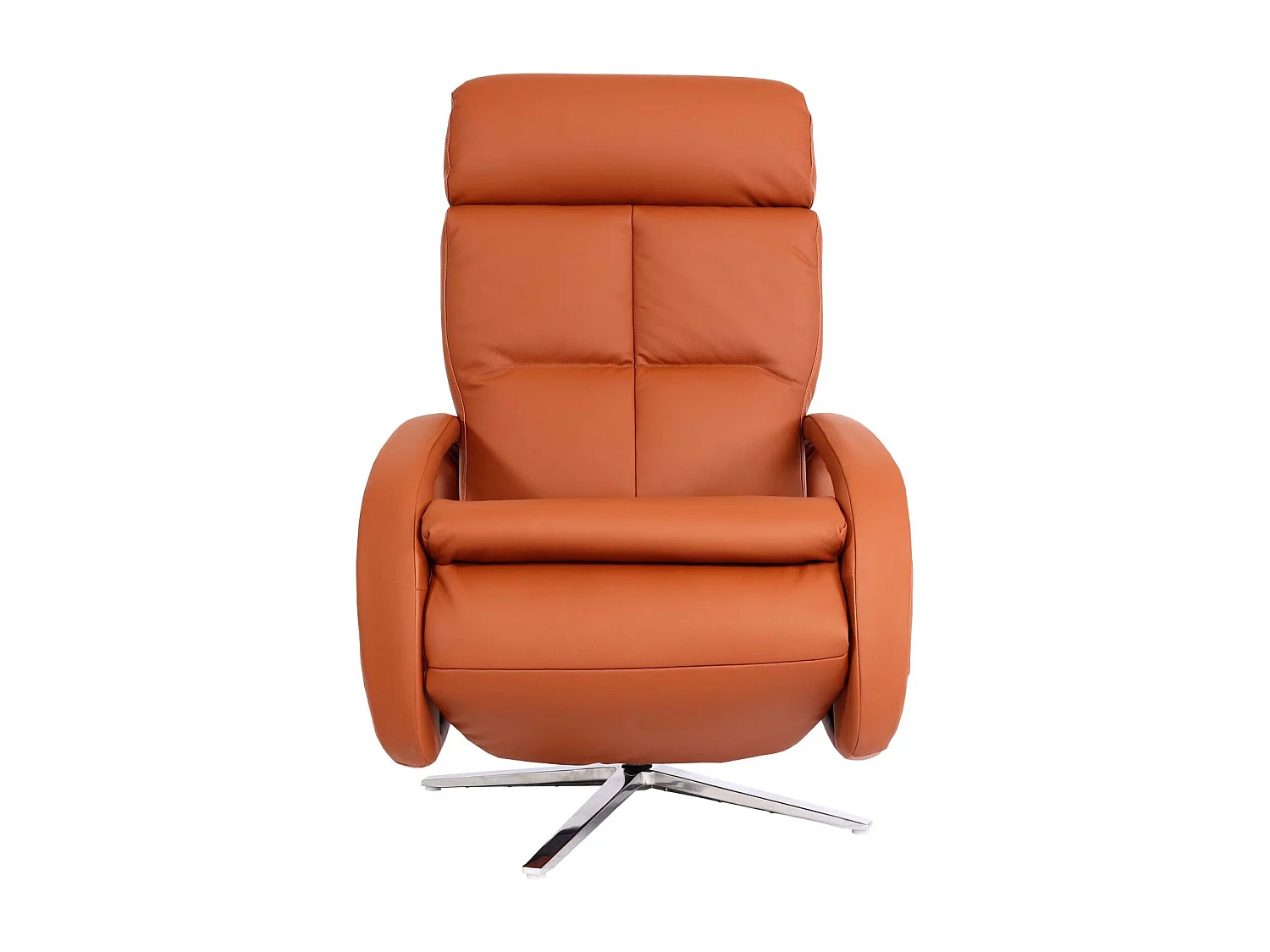 Fauteuil de relaxation fauteuil cuir marron 77 x 58 x 90 cm 04_0006832