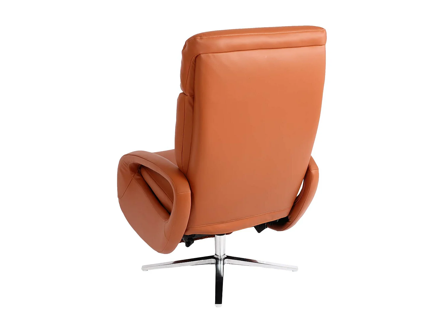 Fauteuil de relaxation fauteuil cuir marron 77 x 58 x 90 cm 04_0006832