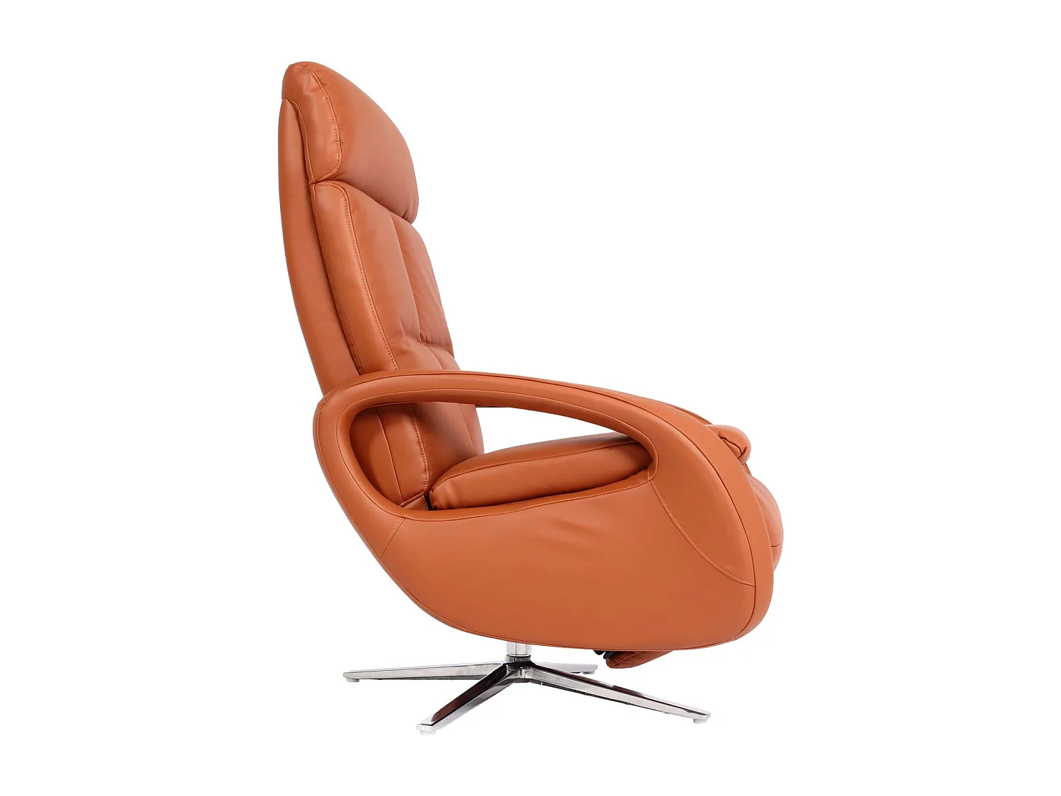 Fauteuil de relaxation fauteuil cuir marron 77 x 58 x 90 cm 04_0006832