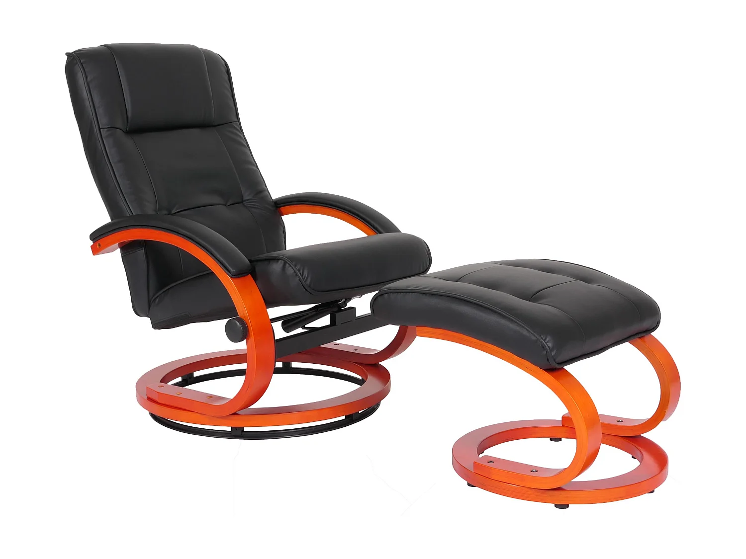 Fauteuil TV fauteuil relaxation bois marron 68 x 61 x 77 cm 04_0006898