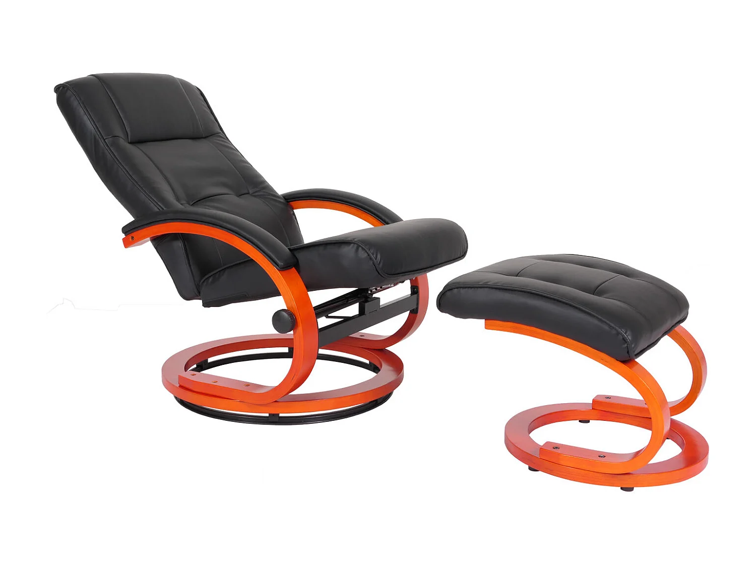 Fauteuil TV fauteuil relaxation bois marron 68 x 61 x 77 cm 04_0006898