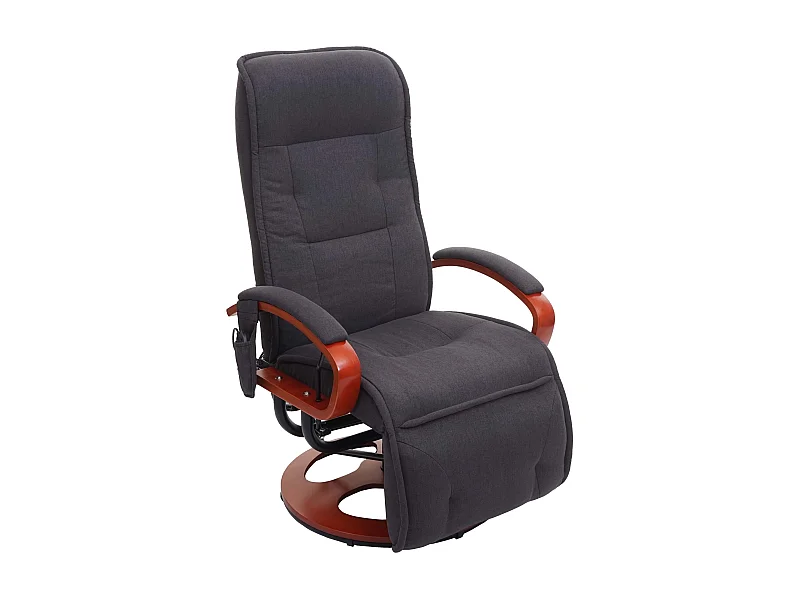 Fauteuil de relaxation fonction tissu grise 71 x 47 x 100 cm 04_0006384