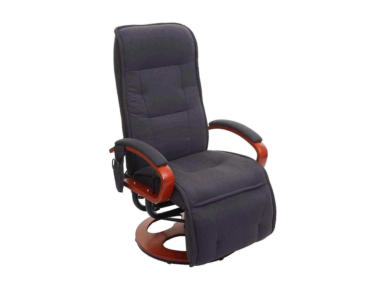 Fauteuil de relaxation fonction tissu grise 71 x 47 x 100 cm 04_0006384