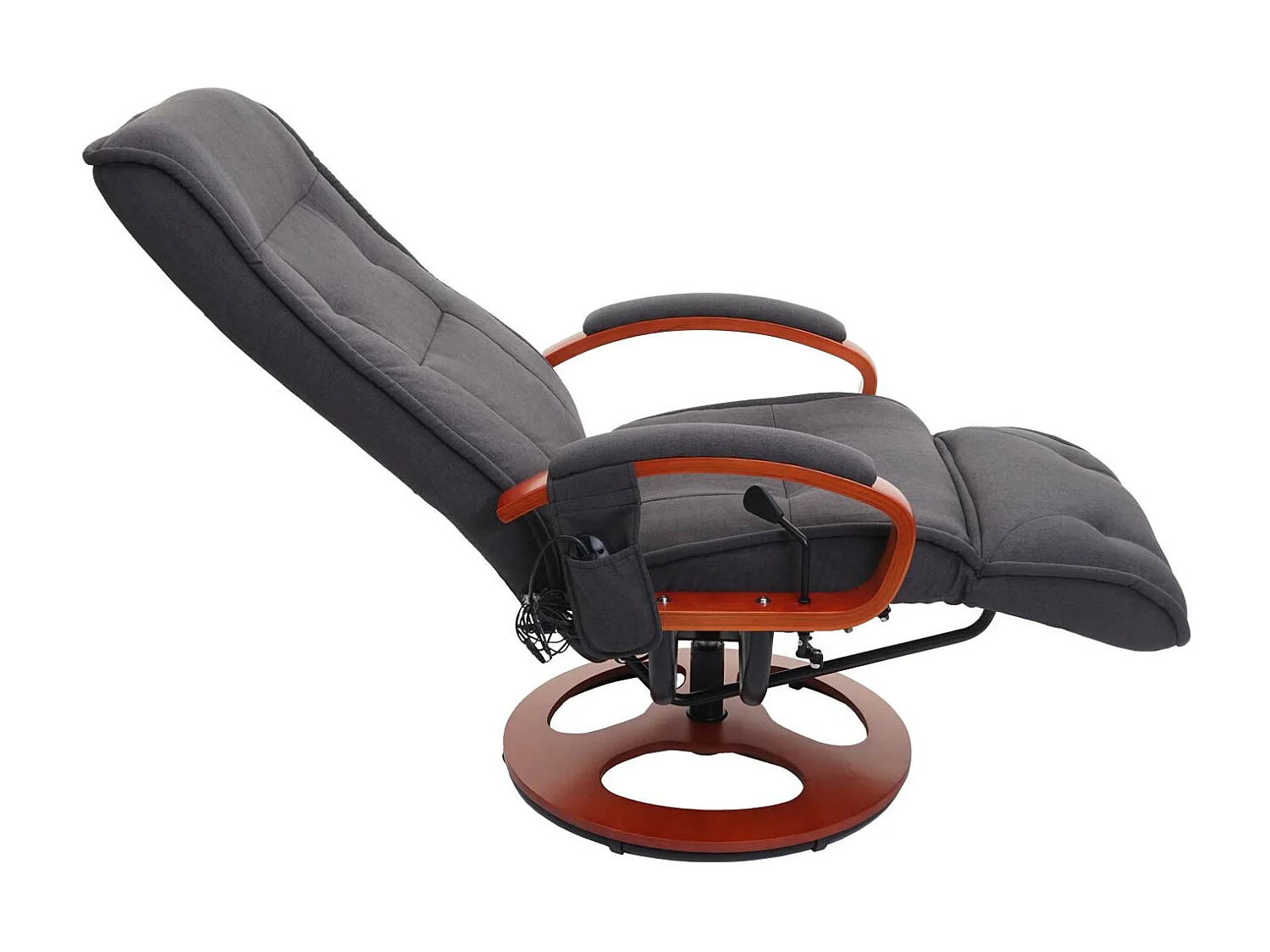 Fauteuil de relaxation fonction tissu grise 71 x 47 x 100 cm 04_0006384