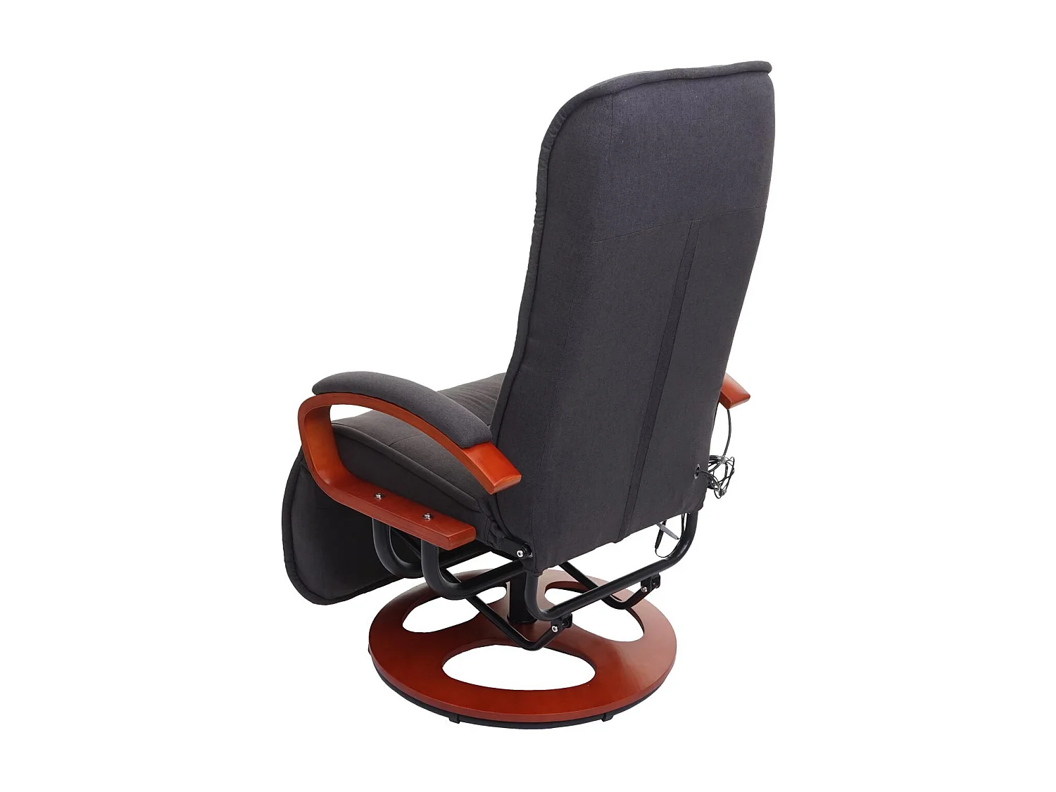 Fauteuil de relaxation fonction tissu grise 71 x 47 x 100 cm 04_0006384