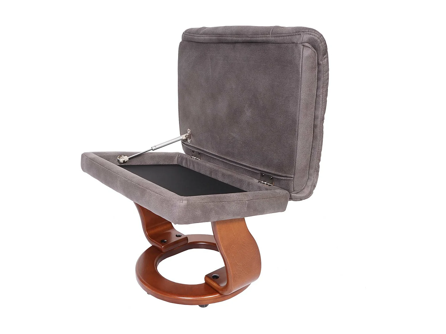 Fauteuil de relaxation TV tissu marron 97 x 88 x 112 cm 04_0003665