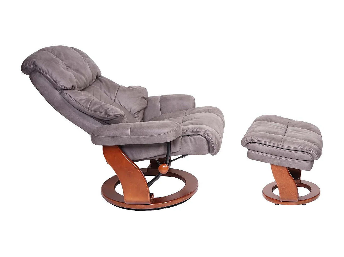 Fauteuil de relaxation TV tissu marron 97 x 88 x 112 cm 04_0003665