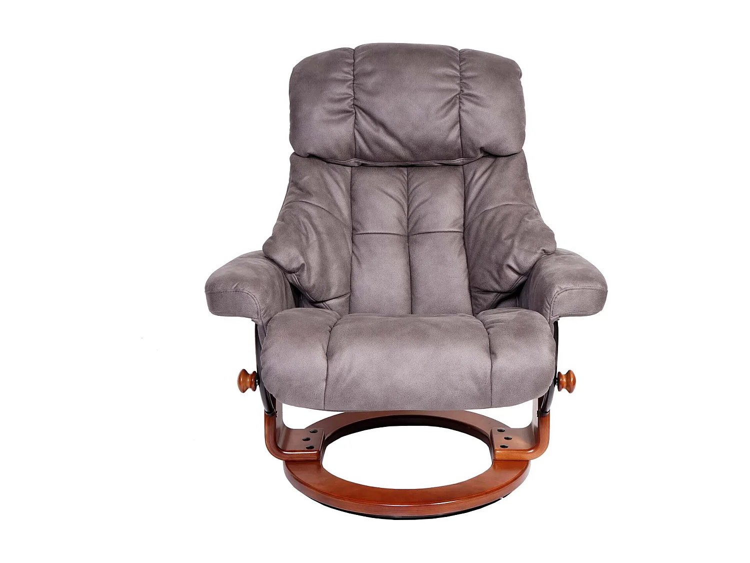 Fauteuil de relaxation TV tissu marron 97 x 88 x 112 cm 04_0003665