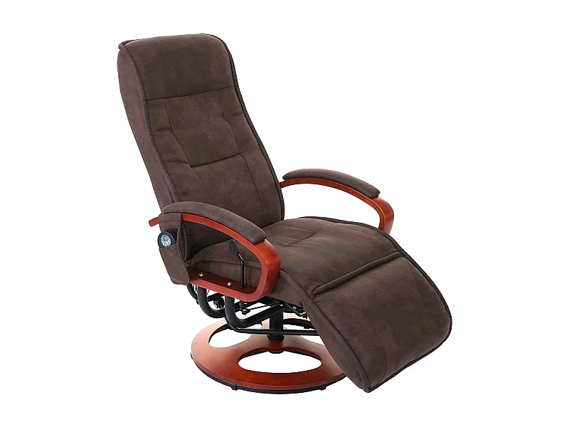 Fauteuil de relaxation avec tissu marron 69 x 143 x 99 cm 04_0004339