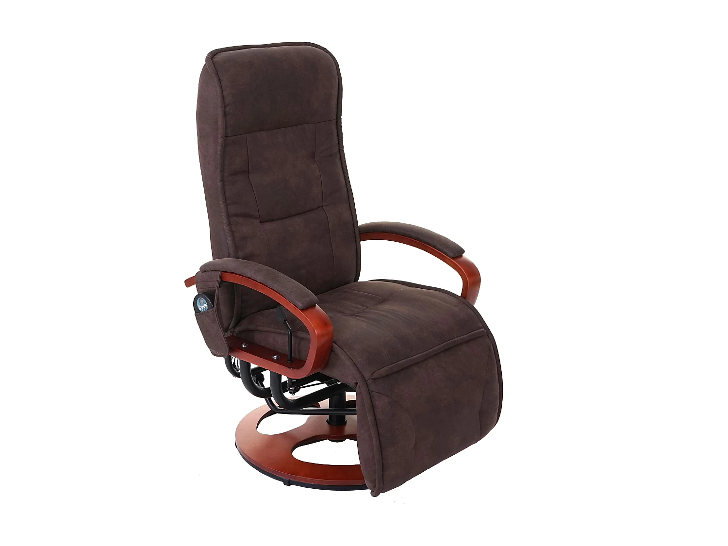 Fauteuil de relaxation avec tissu marron 69 x 143 x 99 cm 04_0004339