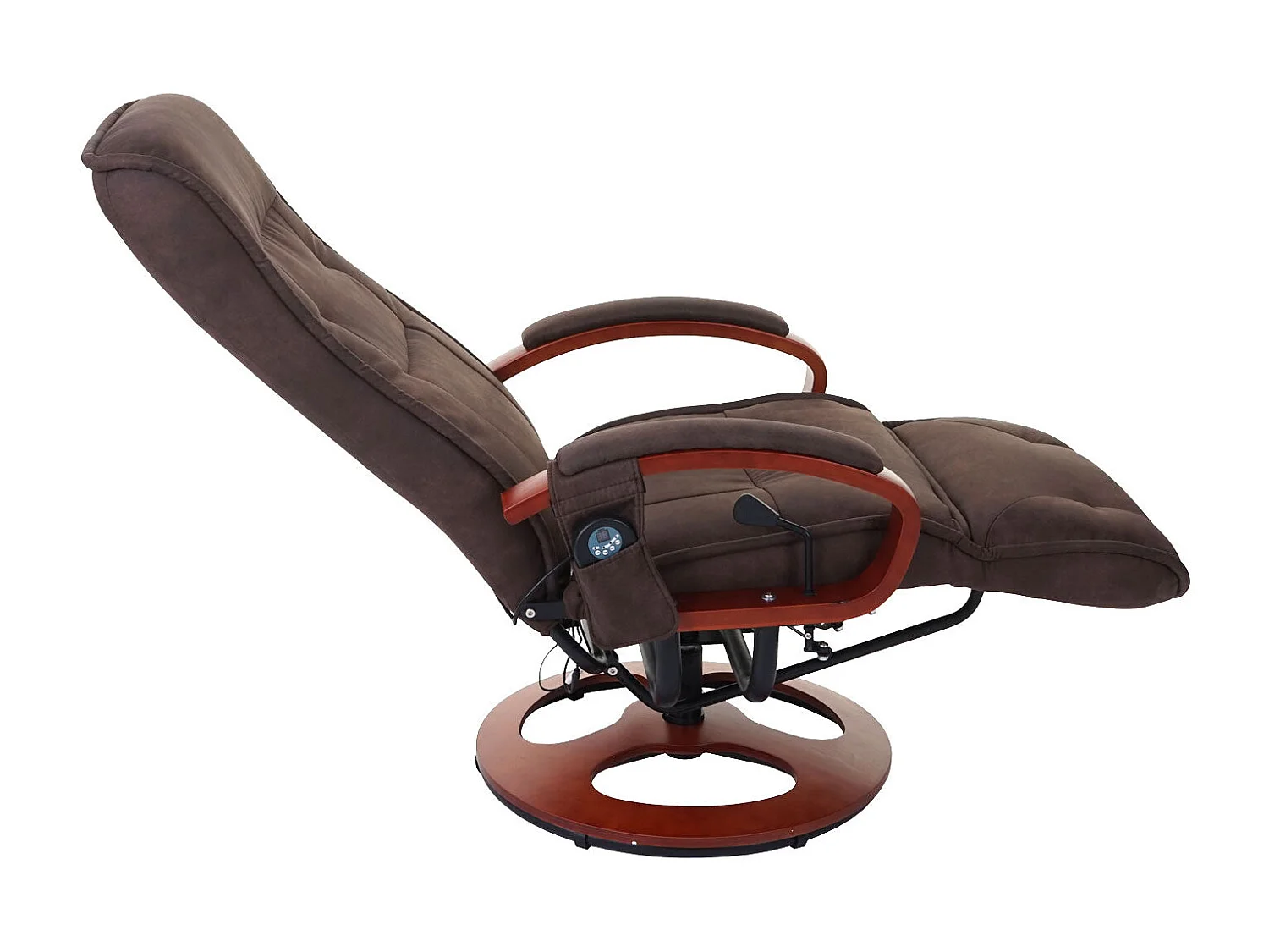 Fauteuil de relaxation avec tissu marron 69 x 143 x 99 cm 04_0004339