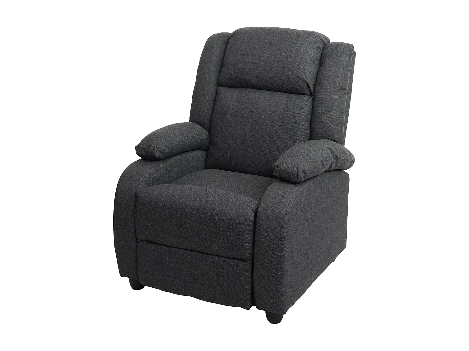 Fauteuil TV relaxation transat tissu grise 84 x 93 x 102 cm 04_0002012