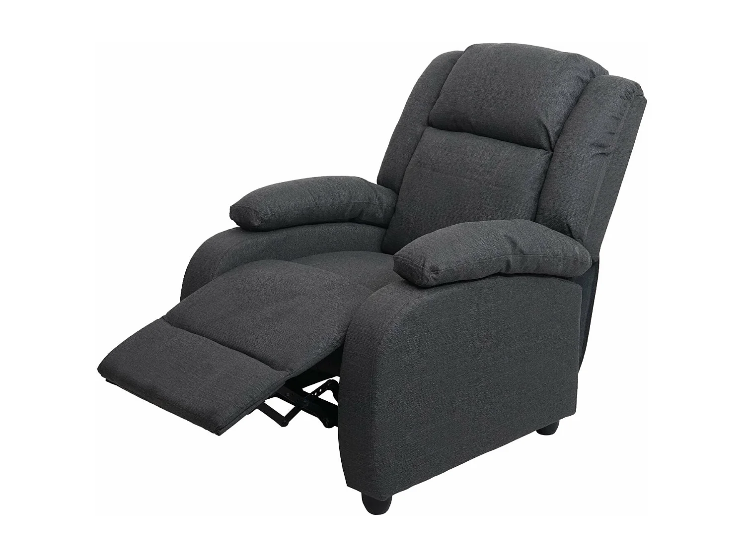 Fauteuil TV relaxation transat tissu grise 84 x 93 x 102 cm 04_0002012