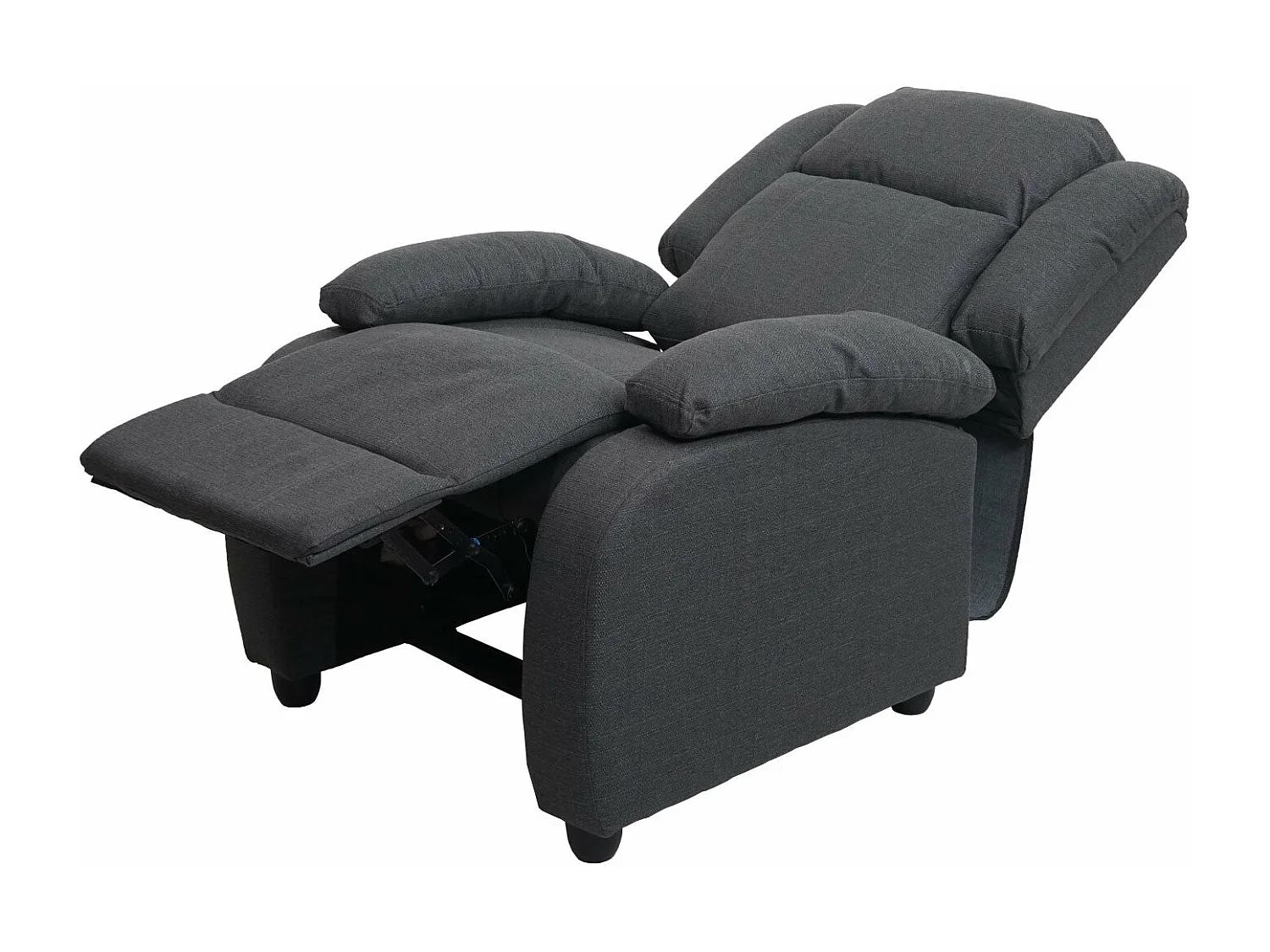 Fauteuil TV relaxation transat tissu grise 84 x 93 x 102 cm 04_0002012