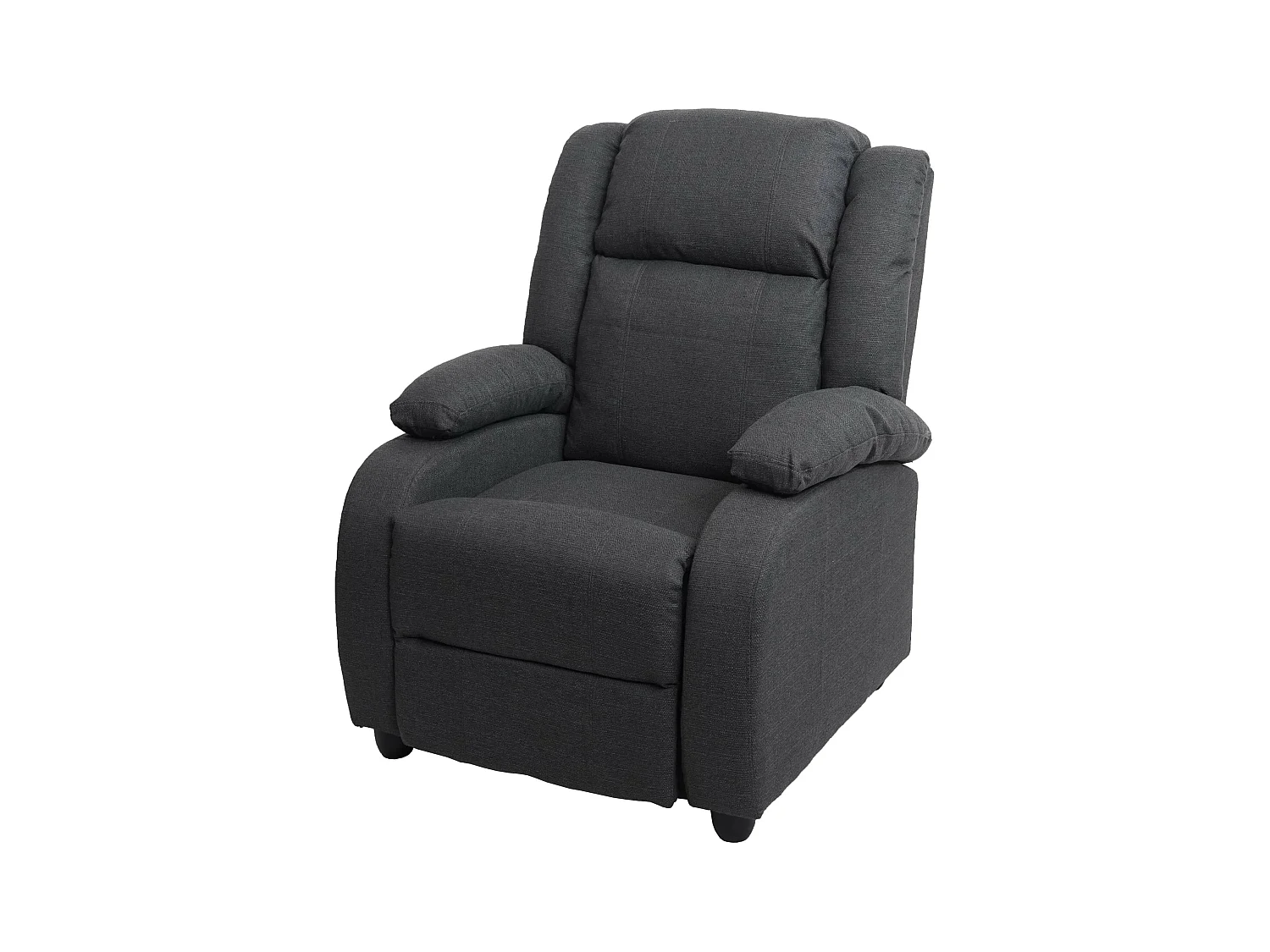 Fauteuil TV relaxation transat tissu grise 84 x 93 x 102 cm 04_0002012