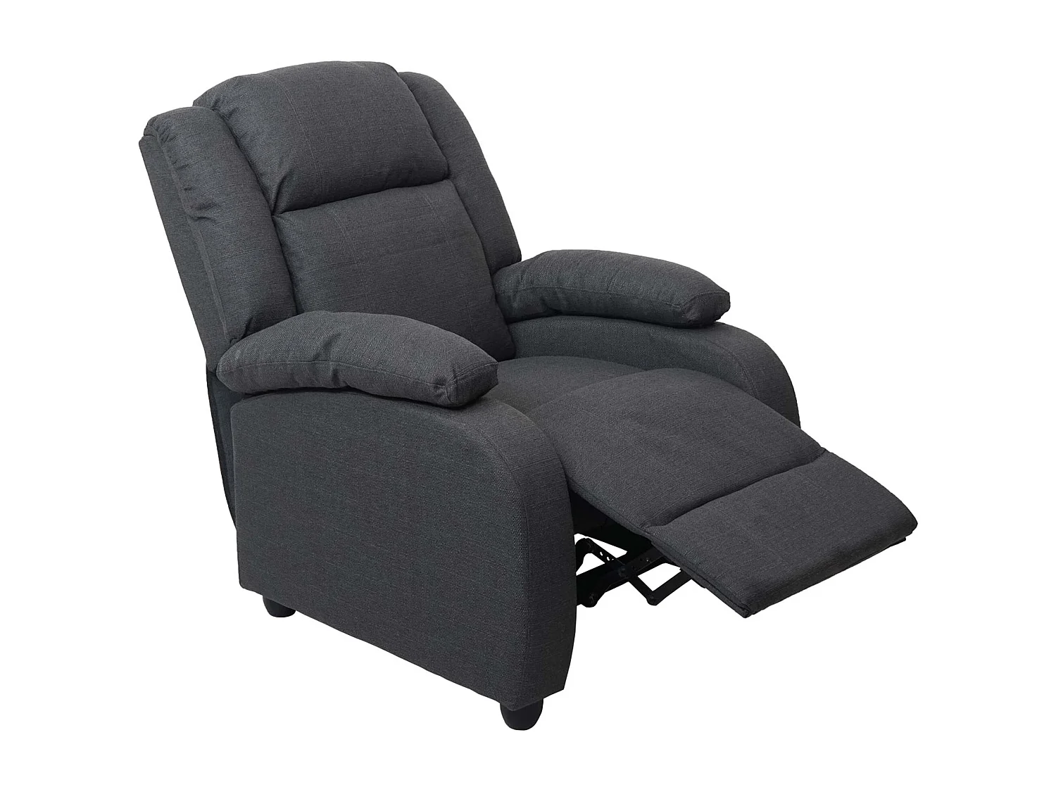 Fauteuil TV relaxation transat tissu grise 84 x 93 x 102 cm 04_0002012