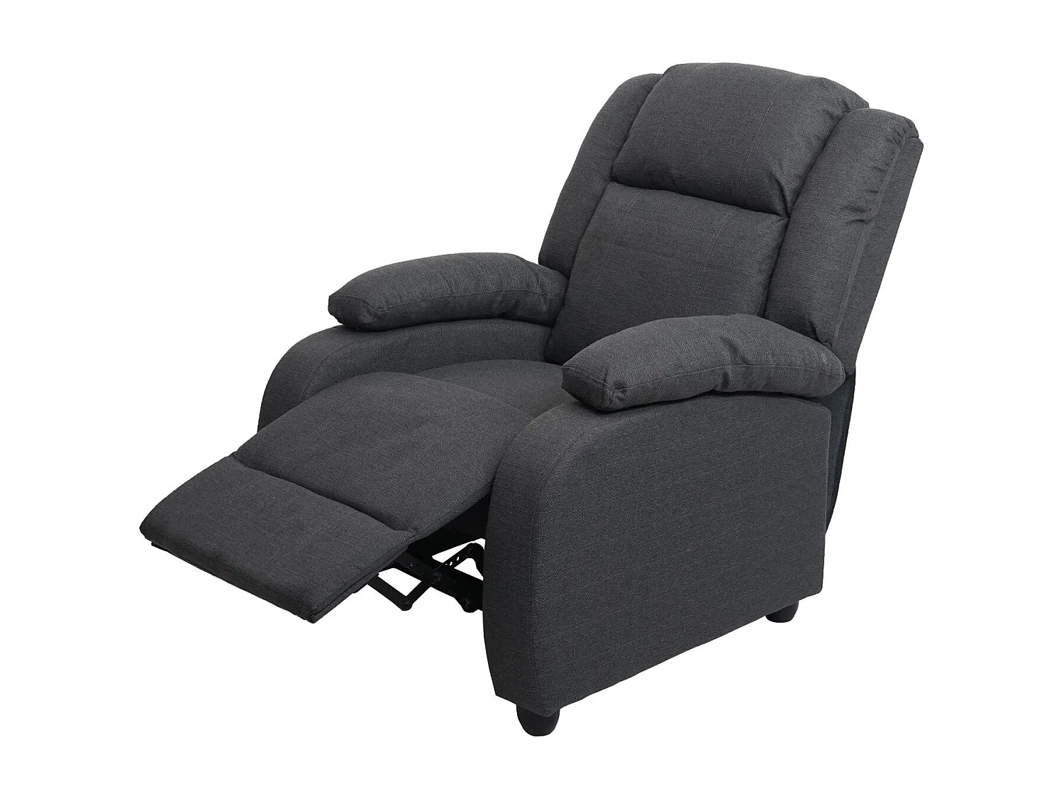 Fauteuil TV relaxation transat tissu grise 84 x 93 x 102 cm 04_0002012