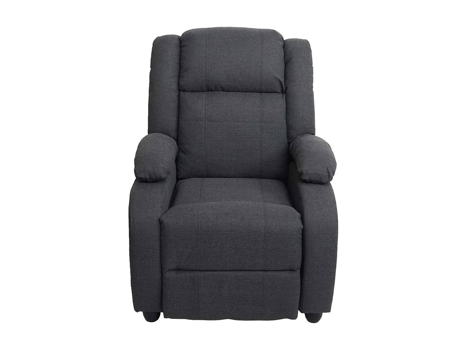 Fauteuil TV relaxation transat tissu grise 84 x 93 x 102 cm 04_0002012