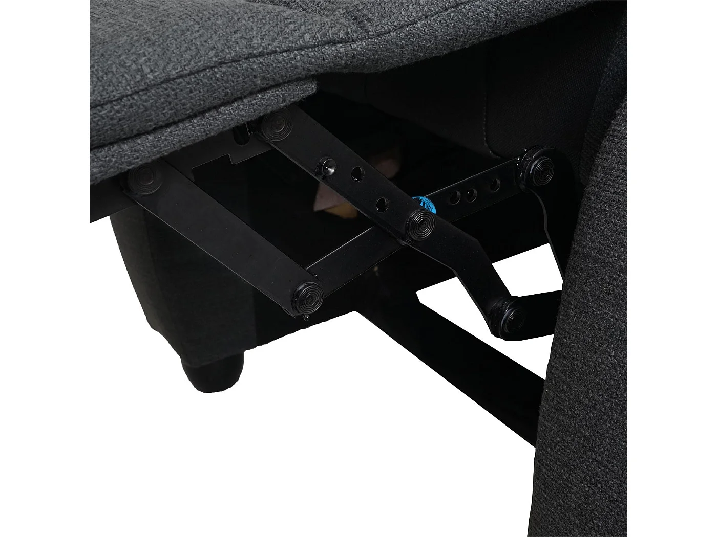 Fauteuil TV relaxation transat tissu grise 84 x 93 x 102 cm 04_0002012