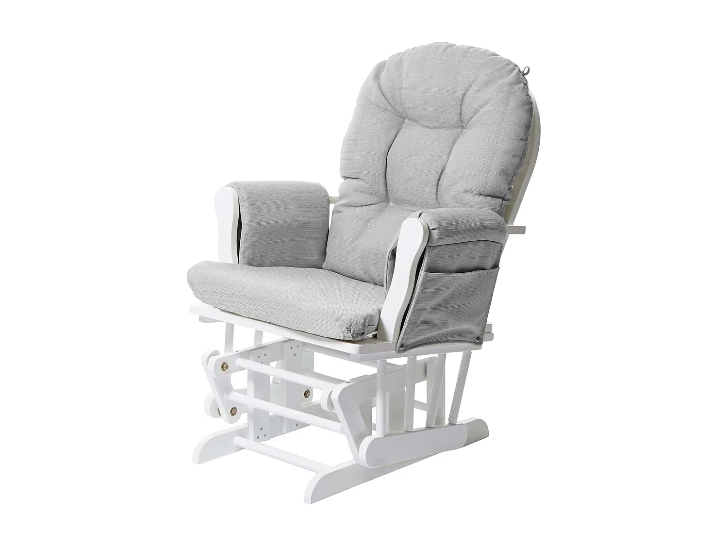 Fauteuil de relaxation fonction bois blanche 57 x 44 x 91 cm 04_0006825