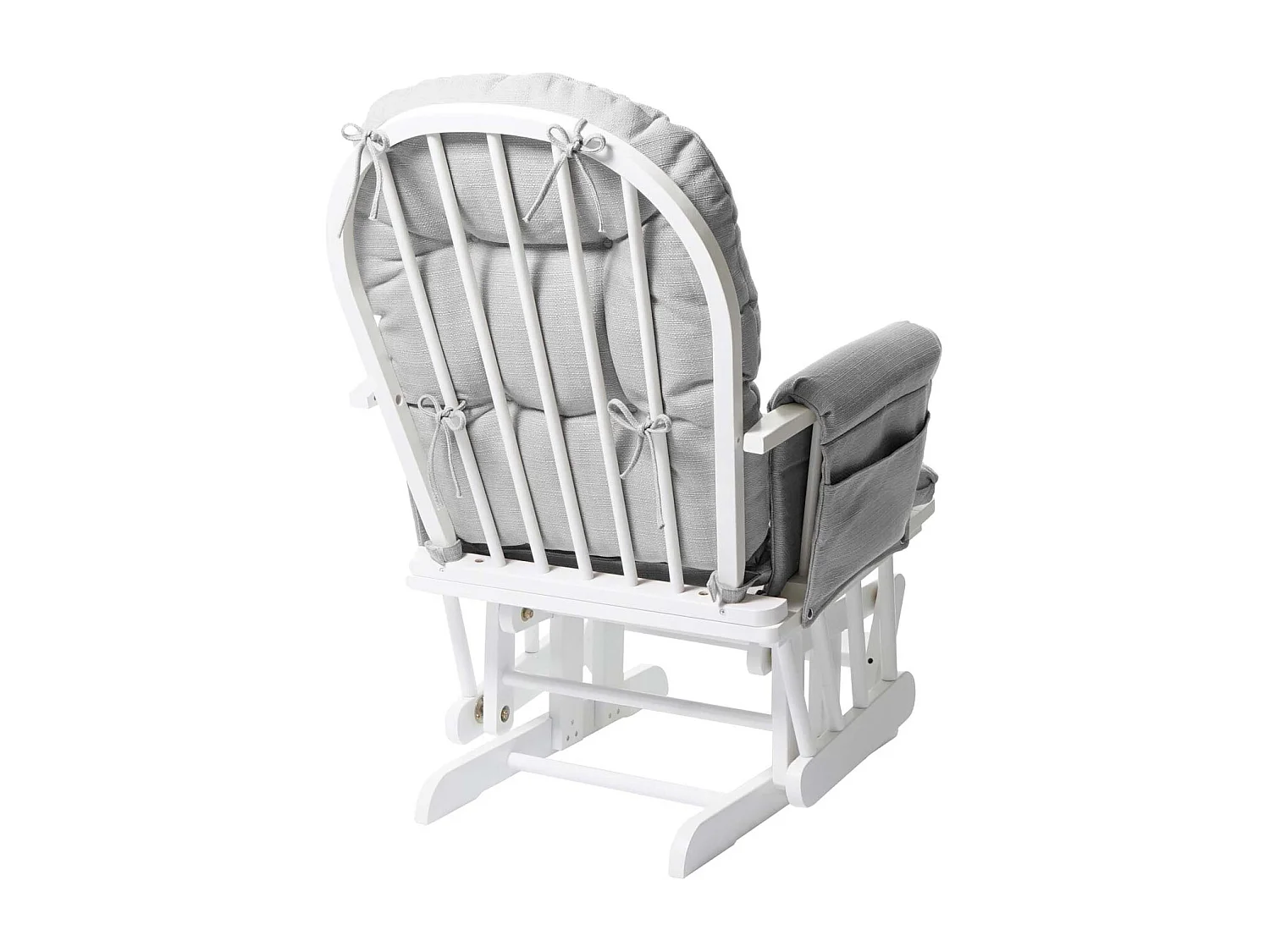 Fauteuil de relaxation fonction bois blanche 57 x 44 x 91 cm 04_0006825