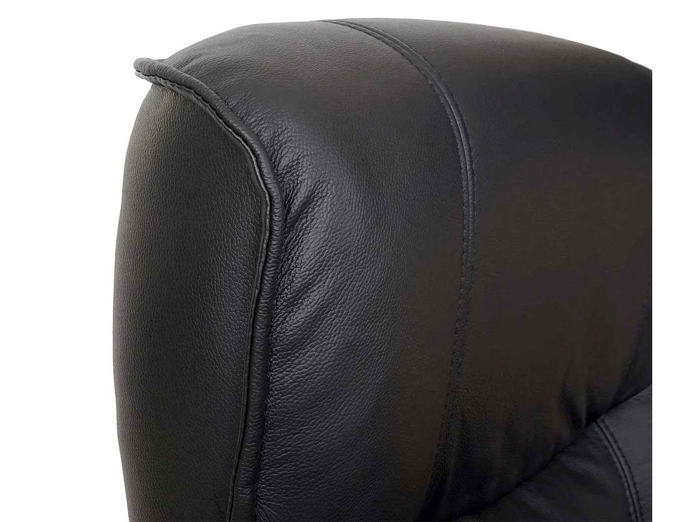 Fauteuil de relaxation TV cuir noire 86 x 82 x 105 cm 04_0003672