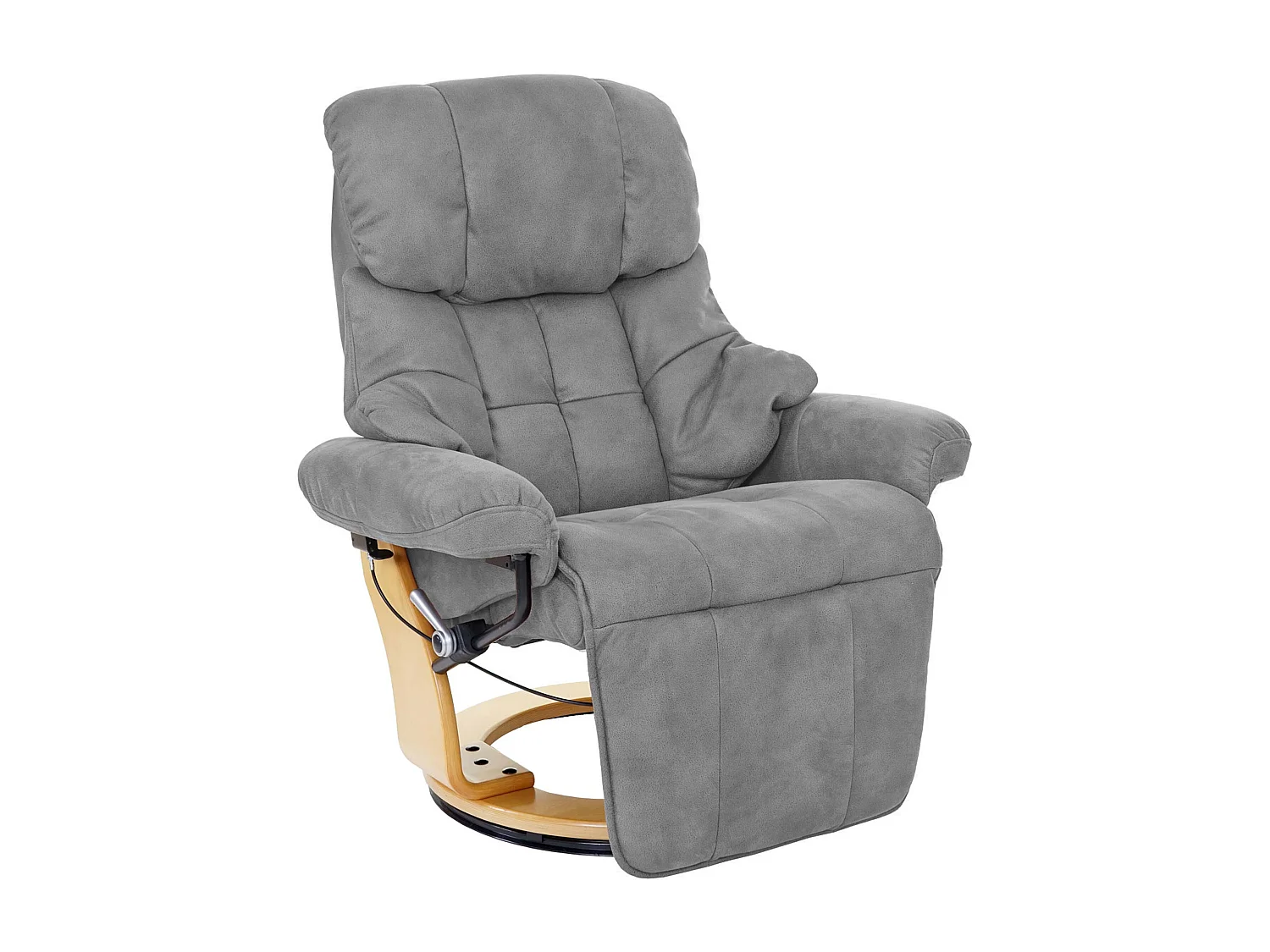Fauteuil de relaxation avec tissu grise 90 x 82 x 105 cm 04_0003670