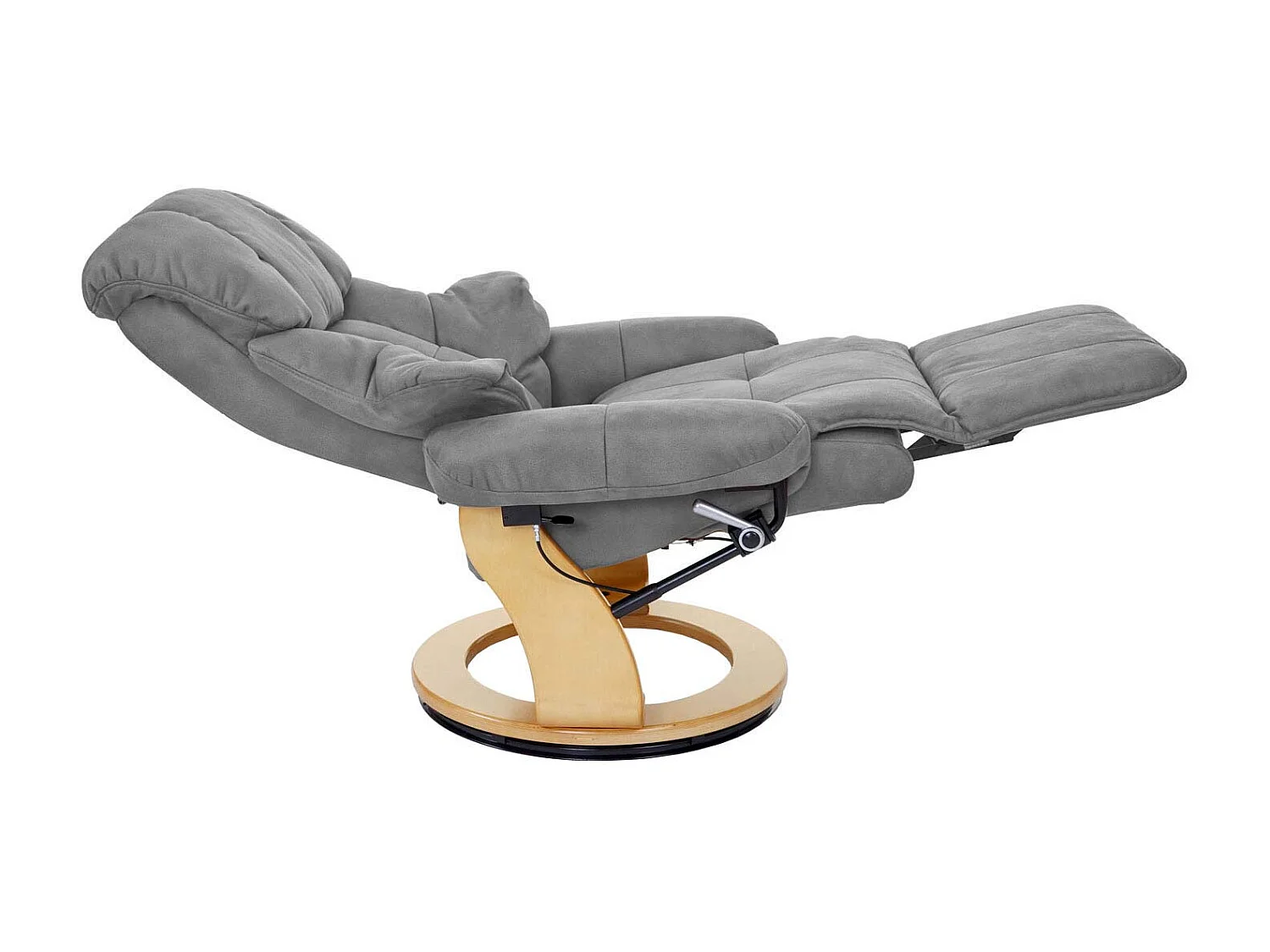 Fauteuil de relaxation avec tissu grise 90 x 82 x 105 cm 04_0003670