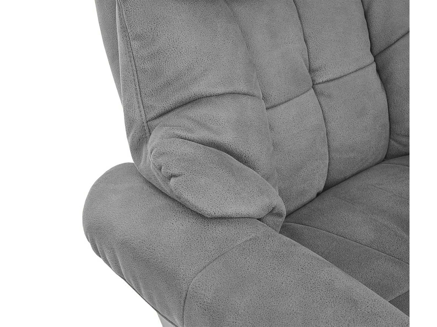 Fauteuil de relaxation avec tissu grise 90 x 82 x 105 cm 04_0003670