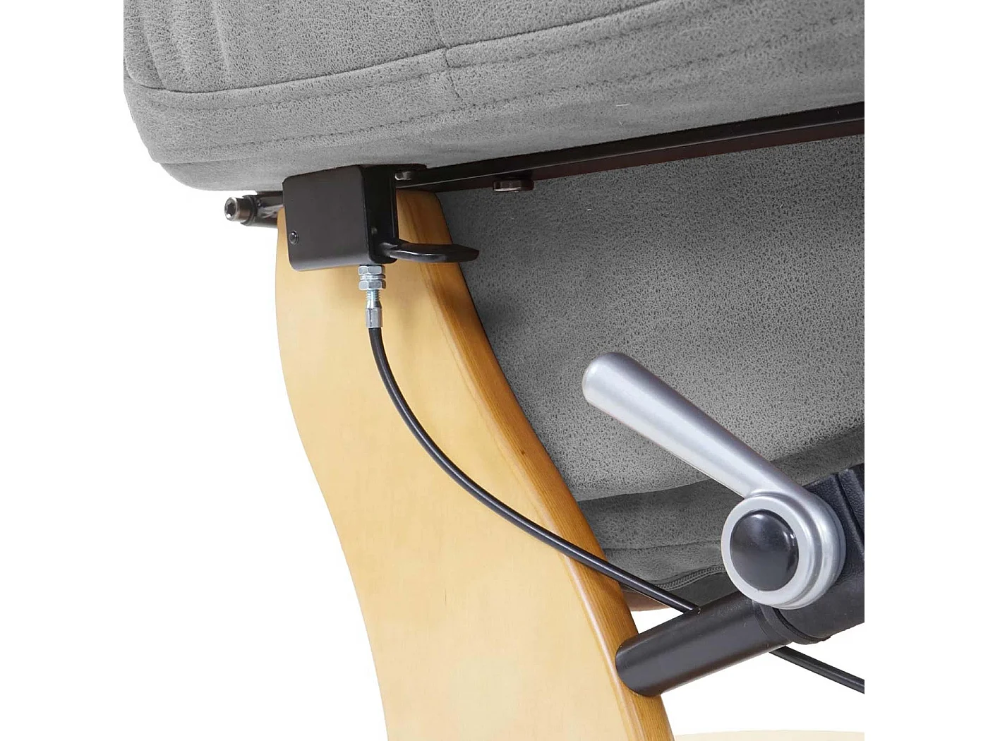 Fauteuil de relaxation avec tissu grise 90 x 82 x 105 cm 04_0003670