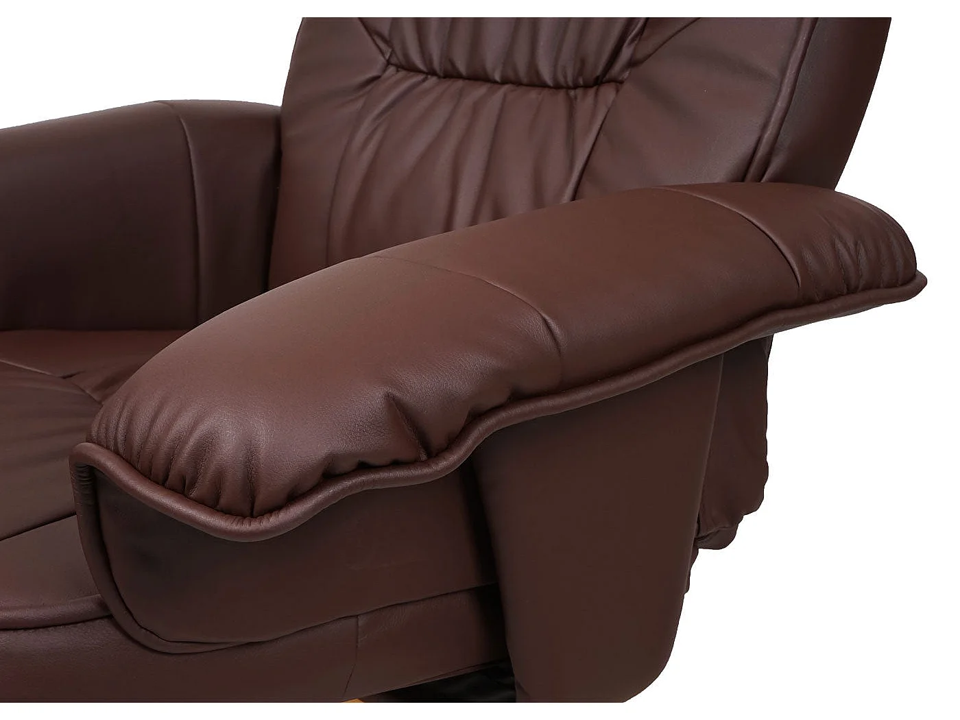 Fauteuil TV de relaxation bois marron 65 x 37 x 80 cm 04_0006838