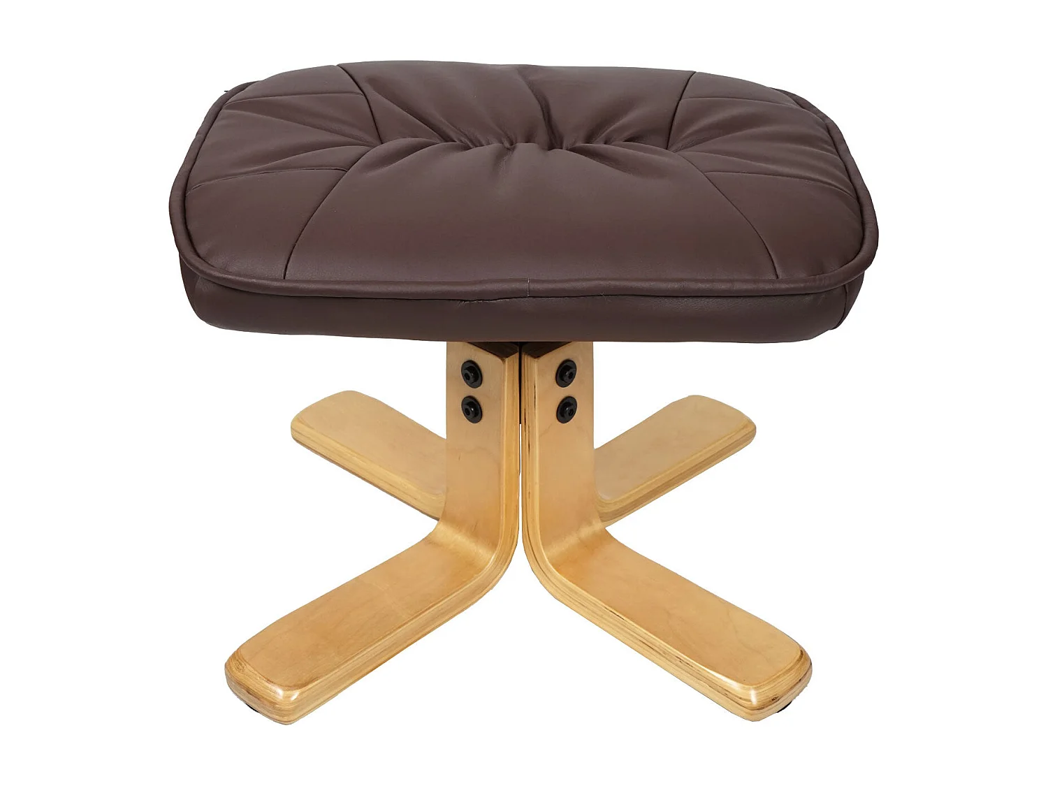 Fauteuil TV de relaxation bois marron 65 x 37 x 80 cm 04_0006838