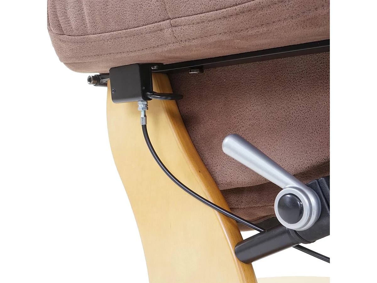 Fauteuil de relaxation avec tissu marron 90 x 82 x 105 cm 04_0003669