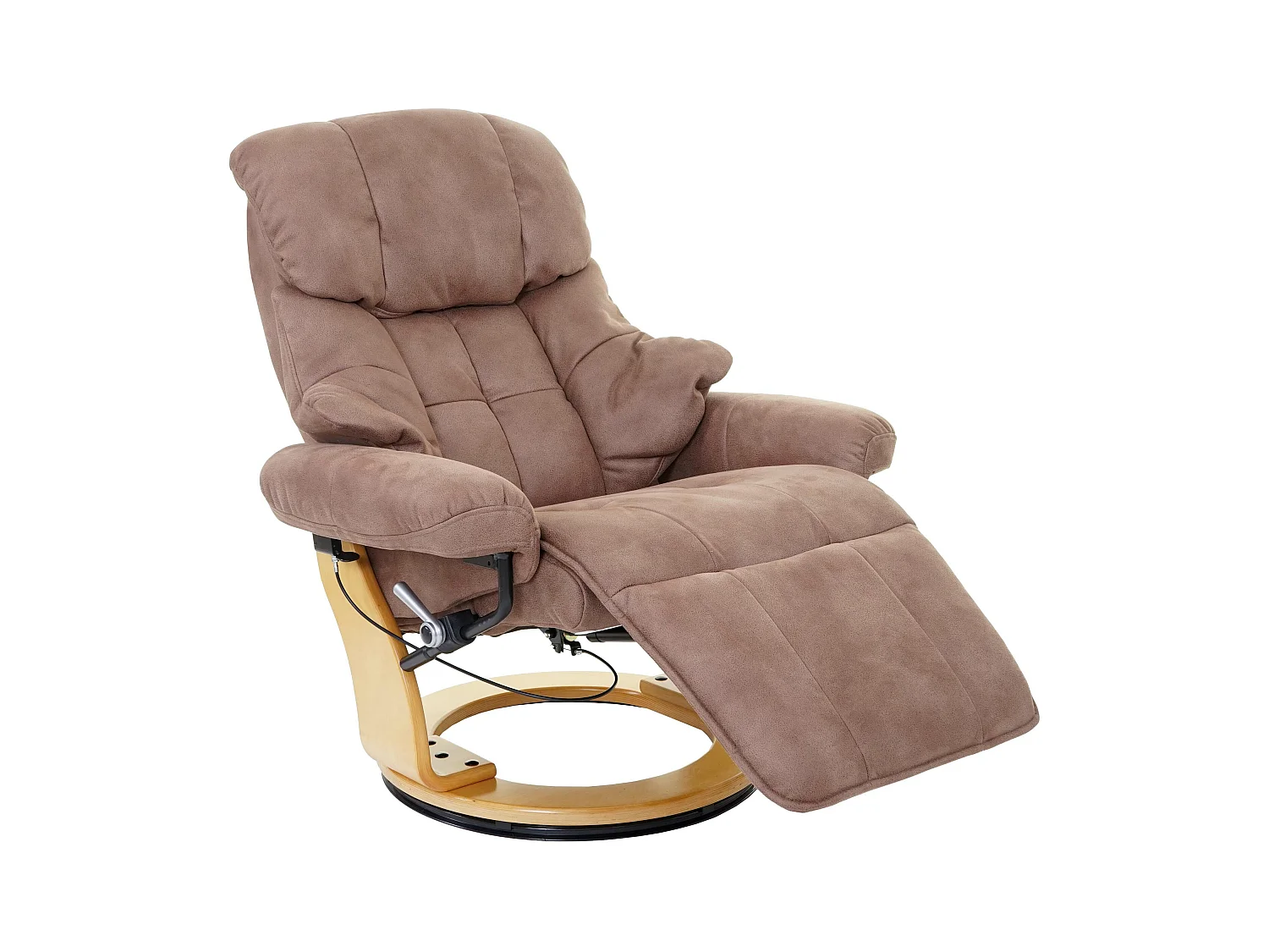 Fauteuil de relaxation avec tissu marron 90 x 82 x 105 cm 04_0003669