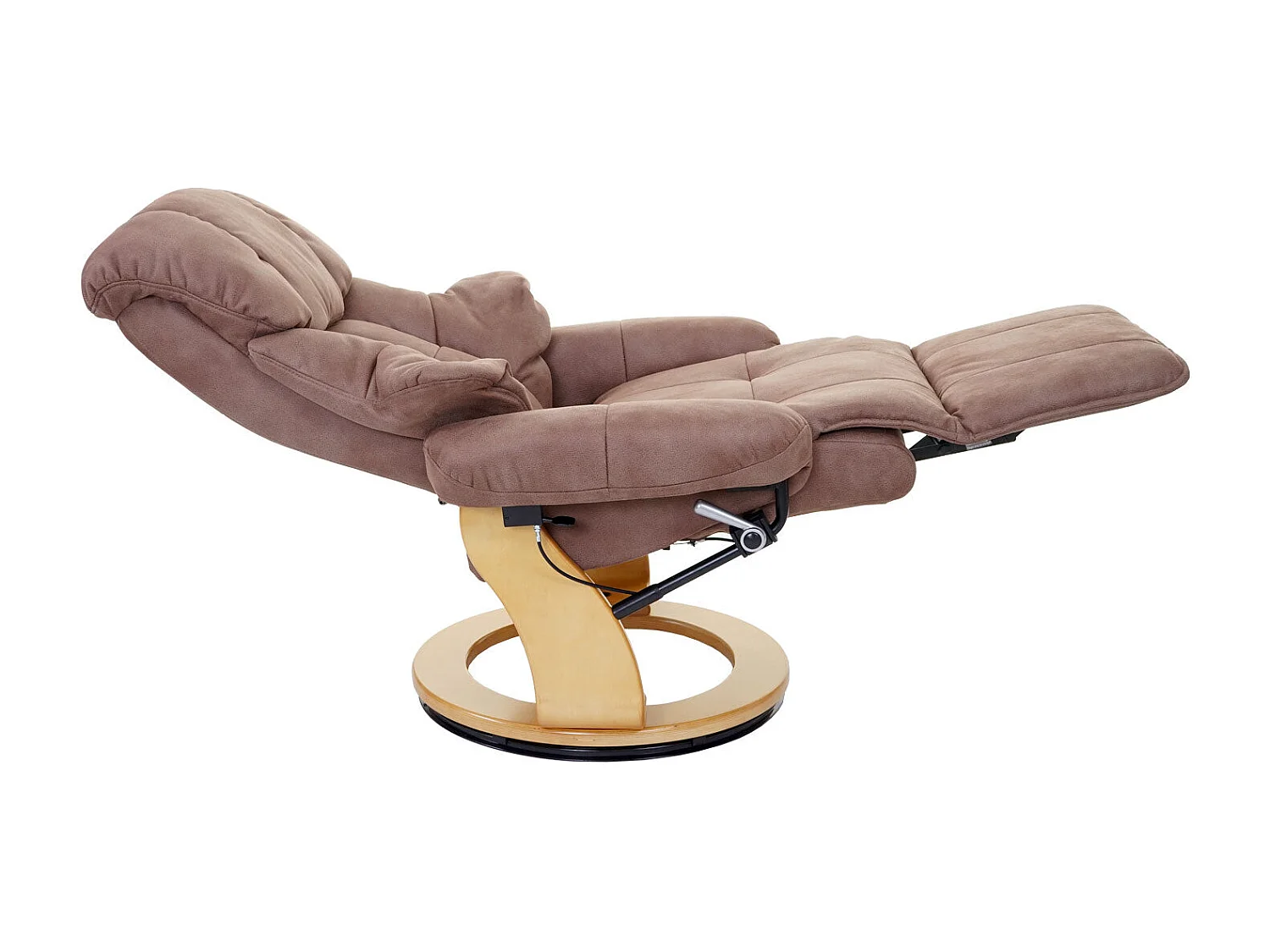 Fauteuil de relaxation avec tissu marron 90 x 82 x 105 cm 04_0003669