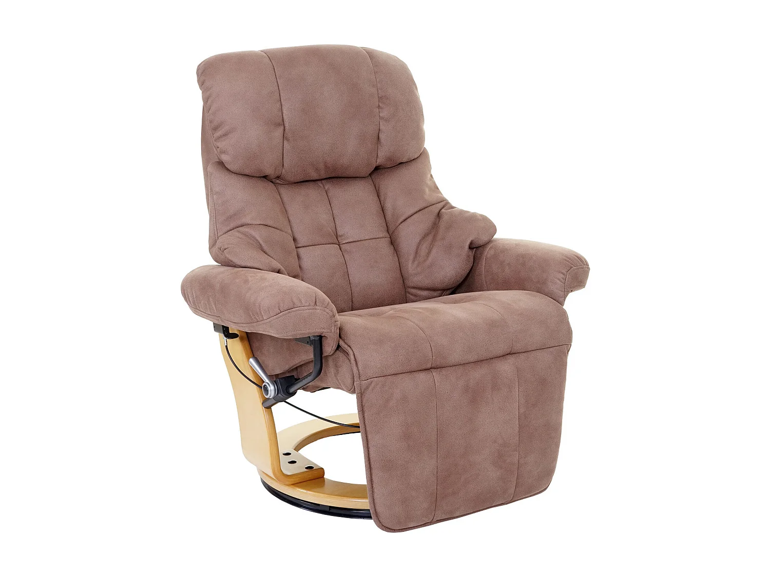 Fauteuil de relaxation avec tissu marron 90 x 82 x 105 cm 04_0003669